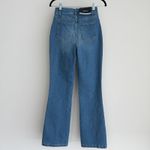 Spanx  Jeans Womens XS Tall Blue Kick Flare High Rise Pull On Denim Pants Stretch Photo 4