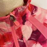 Athleta  jacket woman’s pink watercolor zip out wear New Sz XS Photo 5