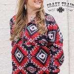 Crazy Train Women’s  Bridle Up Pullover Fleece - Size small Photo 0