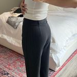 Princess Polly  navy & white stripped trousers  Photo 2
