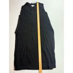 Prologue XS Black Sleeveless Dress Ribbed Knit V Neck Casual Cute Minimalist Photo 3