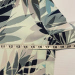 Hang Ten Tee Shirt Womens M Top Long Sleeve Print Zip Pocket Stretch Pullover Photo 9