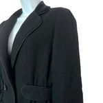 Vintage Fleurette black wool long coat velvet collar and handcuff Size 6 Photo 8