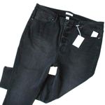 Good American NWT Good Legs Crop in Washed Black 058 Stretch Jeans 24 $149 Photo 1