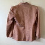 Versus Versace Cotton Blend Blazer Jacket size S 28/42 Shimmery holographic Tan Photo 1