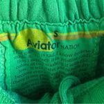 Aviator Nation Smiley Sweatpants, Kelly Green | Size Small Photo 6