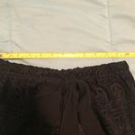 Lily White Black Crochet Shorts with Bow Tie Front Photo 3