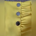 Tory Burch Tech Twill Ruffle Golf Tennis Skirt Bright Yellow | Size 6 | NWOT Photo 8