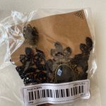 Fashion Black Lace Inlaid Oval Cut Synthetic Gems Crystal Bracelet Ring Hand Har Photo 6