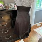 The Limited  Event Black Strapless Ruffle Cocktail Dress Women’s 2 – Formal LBD Photo 5