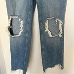 Free People We The Free Jeans Maggie Straight Leg Distressed Jeans Size 25 NWOT Photo 3