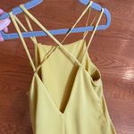 Forever 21  Contemporary Mustard Yellow Formal Maxi Dress Gown | Size S Photo 2