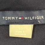 Tommy Hilfiger Island Tile Mesh Sleeveless Gathered Dress Blue Size 10 Photo 4