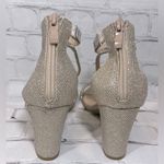 Top Moda Sparkle Ankle Strap Heeled Sandals w Aurora Borealis Rhinestones-8 Photo 4