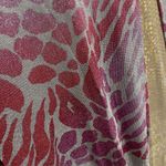 EXPRESS Vintage y2k pink purple silver metallic sparkle sweater, XS Photo 3