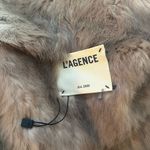 L'Agence L’AGENCE Fur lined parka coat size small Photo 5