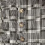 ZARA 🖤  Gray Plaid Mini Dress Blazer Style | Size XL | runs small Photo 8