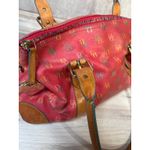 Dooney & Bourke Vintage Pink DB Logo Satchel Bag Designer Handbag Y2K Photo 5