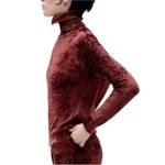 NWT Aya Muse Cyro Top Jacket Full Zip Chenille Fabric in Rust Size M Red Size M Photo 5