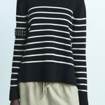 ZARA casual sweater knit knitted striped Photo 6