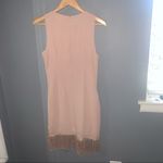 Urban Outfitters UO staring at stars nude fringe embroidered dress Photo 7