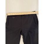 Adrianna Papell  Dress Pants Women 30" Black Straight Pockets Work Quiet Luxury Photo 5