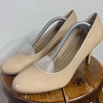 Predictions  Nude Heels Size 9 Basic Patent Leather Staple Capsule Comfort Plus Photo 0