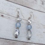 Blue Tones Dangle Earrings for Pierced Ears Photo 3
