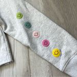 Frasier Sterling Sweatshirt smiley gal crop womens Gray (small) casual comfy Photo 3