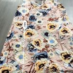 Maurice's Pink Multicolor Floral Print Sleeveless Strappy Back Shift Mini Dress M Photo 8