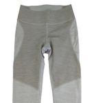Outdoor Voices  Gray Tan Stripe Cropped Leggings‎ Women's Size Small Photo 2