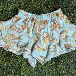 Aerie  Blue Flouncy Mini Shorts Size M Photo 0