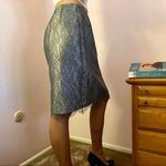 Vintage Rickie Freeman Grey Lace Overlay Skirt Gray Size 10 Photo 9