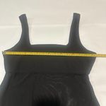 ZARA Women’s Black Bodysuit Sz Large Square Neck With Mesh Abdomen Photo 5