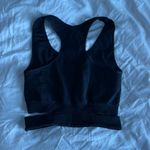 NIKIBIKI Black Side-Cutout Racerback Crop Top Photo 2
