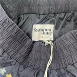 Savannah‎ Jane Mary Tiered Embroidered Skirt size small Black Photo 4