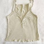 Brandy Melville Pale Yellow Tank Top Photo 0