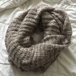 H&M ⭐️  Brown Chunky Cable Knit Circle Infinity Winter Scarf EUC Photo 1