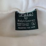 Vintage Polo Ralph Lauren Turtleneck Long Sleeve Shirt Crest Made USA L White Size L Photo 3