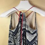 Anthropologie Akemi + Kin Riviera Halter Midi Dress Medium Aztec Print Boho Photo 8