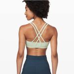Lululemon Yoga Running Springtime Green Sports Energy Bra Size 8 Photo 8