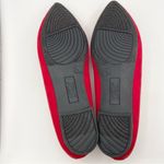 Seychelles  suede pointed toe red flats women’s Size 6 1/2 Photo 5
