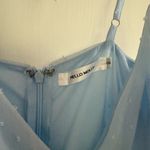 Hello Molly  Tie Blue Mini Dress Photo 4