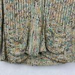 BCBG MaxAzria Green Hooded Pocketed 3/4 Sleeve Sweater Sz Small Photo 2