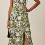 Reformation  Kourtney Dress Toucan Midi Dress Size 4 Photo 0