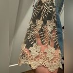 Mudd Vintage  Blue Y2k Flare Jeans with Lace Accents Size 5 Photo 5