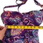 Lauren Ralph Lauren | NWT | Size 4 | Captiva Eggplant Paisley Slimming Swimdress Purple Photo 9