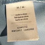 We Wore What Midi Skirt Women's Medium Light Blue Satin Tie Back A-Line NWOT Photo 7