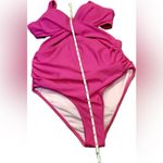 One Piece New Sexy Bright Pink  Swimsuit. Size: M Photo 6