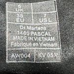 Dr. Martens Pascal 1460 Black Glitter Ray Combat Boots Ladies 7 Photo 8